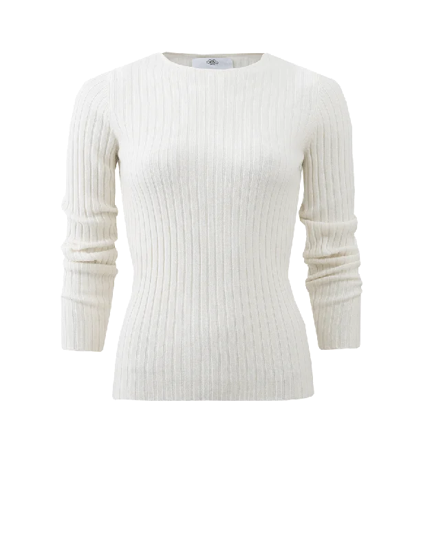 Ribbed Fitted Pullover