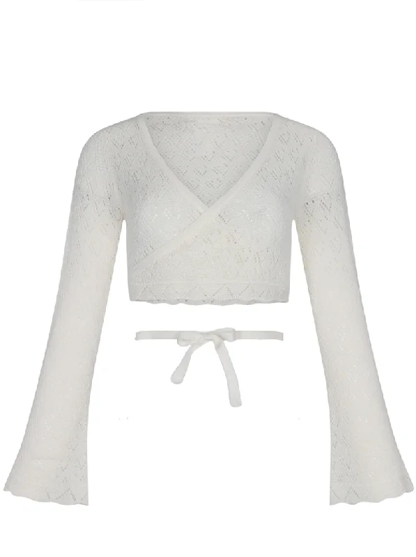 Kaia Ivory Knitted Top