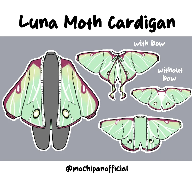 (Pre-Sample Pre-Order) Luna Moth Cardigan