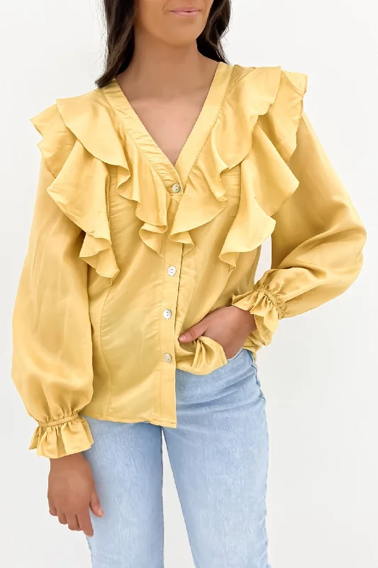 Jaxie Top Yellow