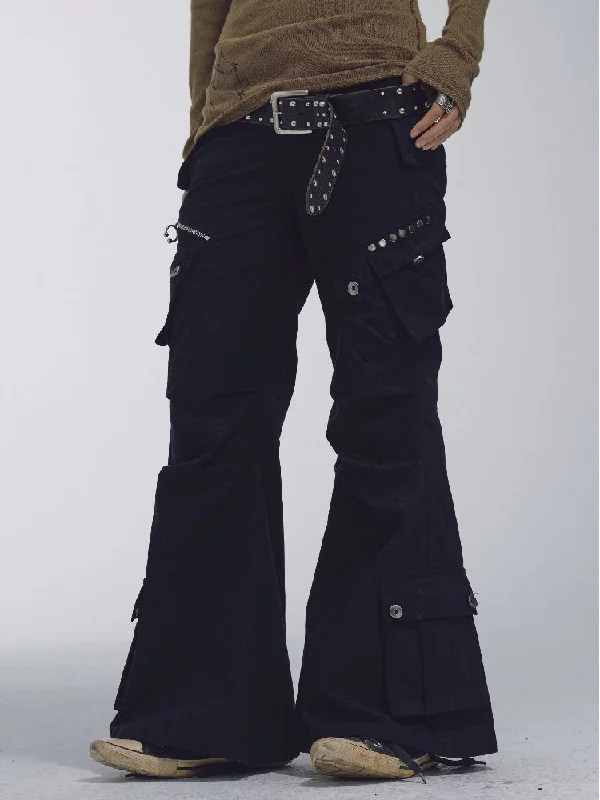 Flared Casual Work Pants [S0000011231]