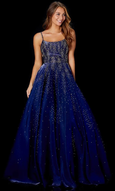 Amarra 87292 - Rhinestone Embellished Sleeveless Prom Gown