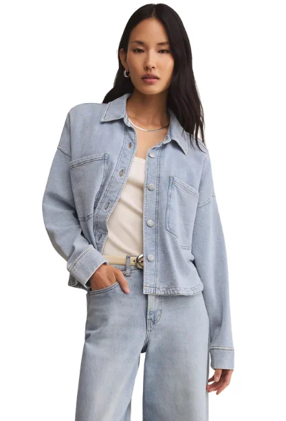 Z Supply All Day Cropped Knit Jacket