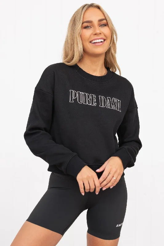 Basic Dash Sweat - Black