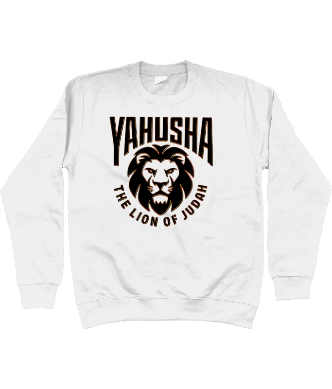 Yahusha-The Lion of Judah 02-01 Designer AWDis Drop Shoulder Unisex Sweatshirt