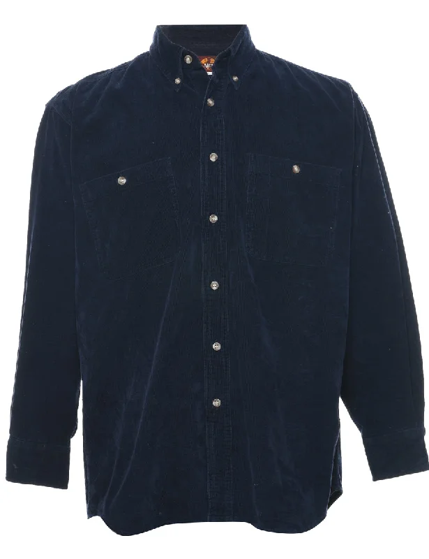 Corduroy Navy Shirt - S