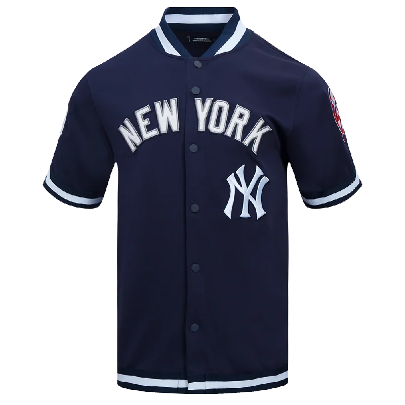 MLB NEW YORK YANKEES CLASSIC MEN'S WARM UP JACKET (MIDNIGHT NAVY)