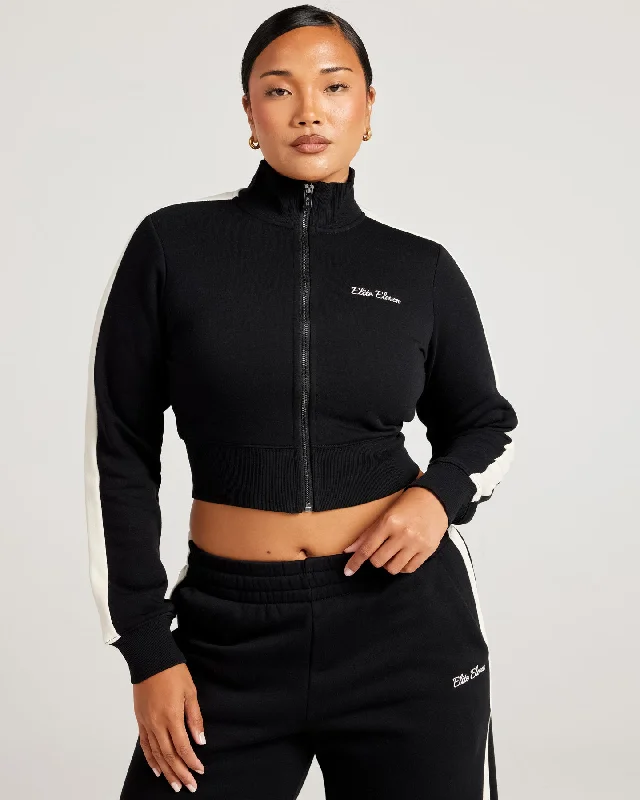 Omni Panel Zip Through - Black/Bone