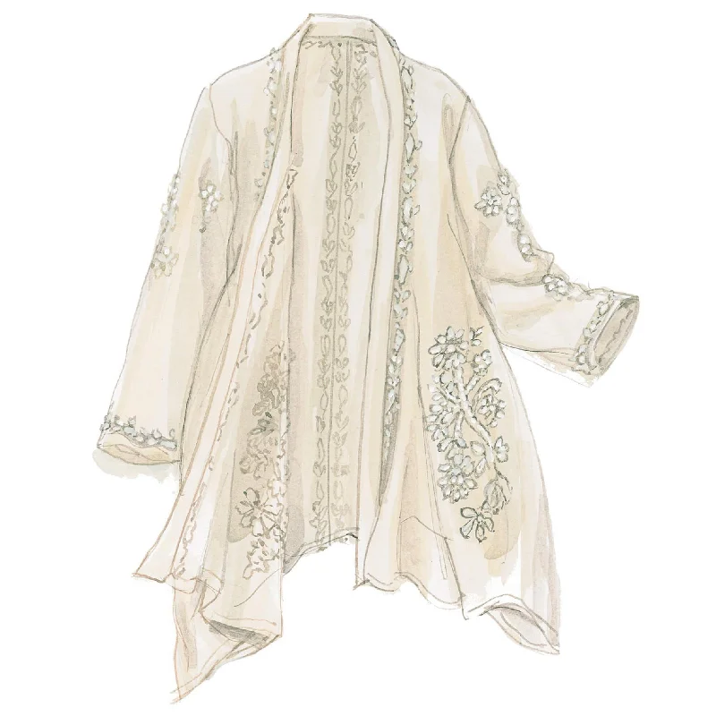 Sheer Embroidered Jacket