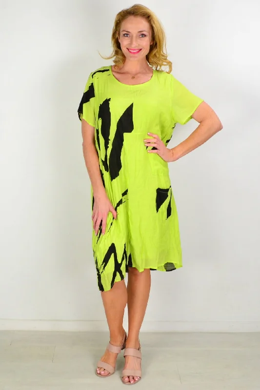 Noosa Lime Tunic Dress