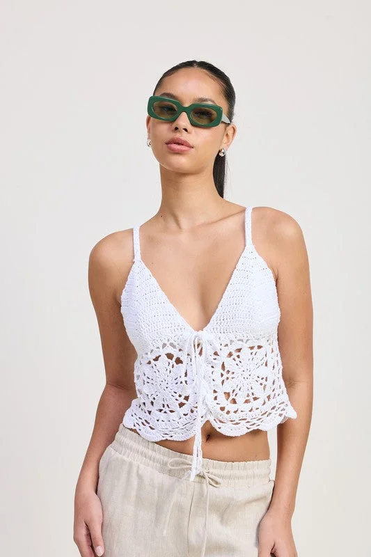 Boho Breeze Crochet Top