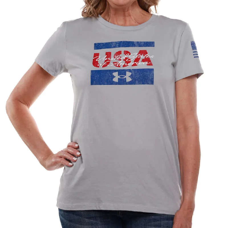 Under Armour Ladies USA Freedom Tee