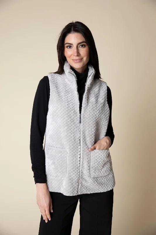 Sherpa Zip Patch Pocket Vest | SALE! Take 30% Off