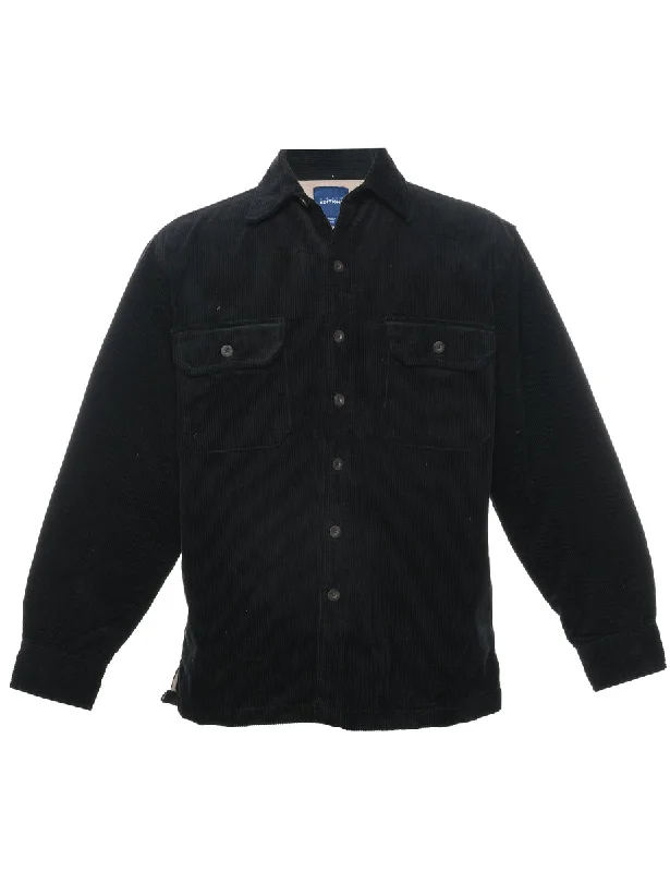 Corduroy Navy Shirt - M