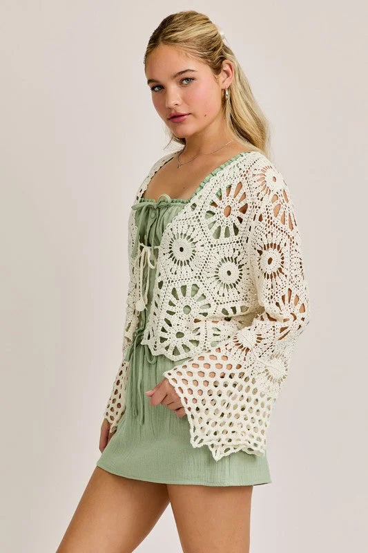 Lula Crochet Tie Top