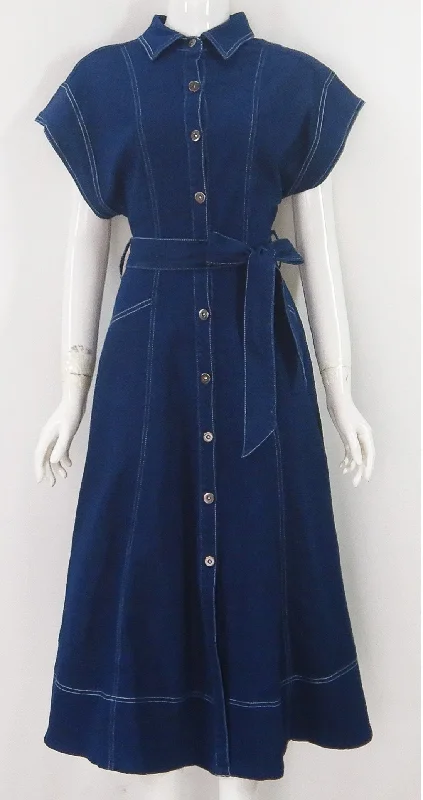 Desert Drover Dark Blue Denim Dress