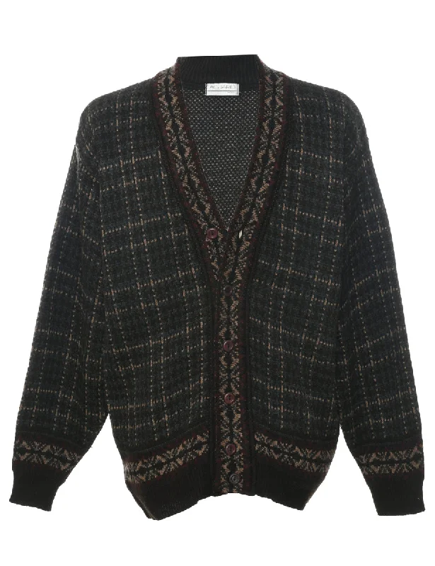 Dark Brown Cardigan - XL