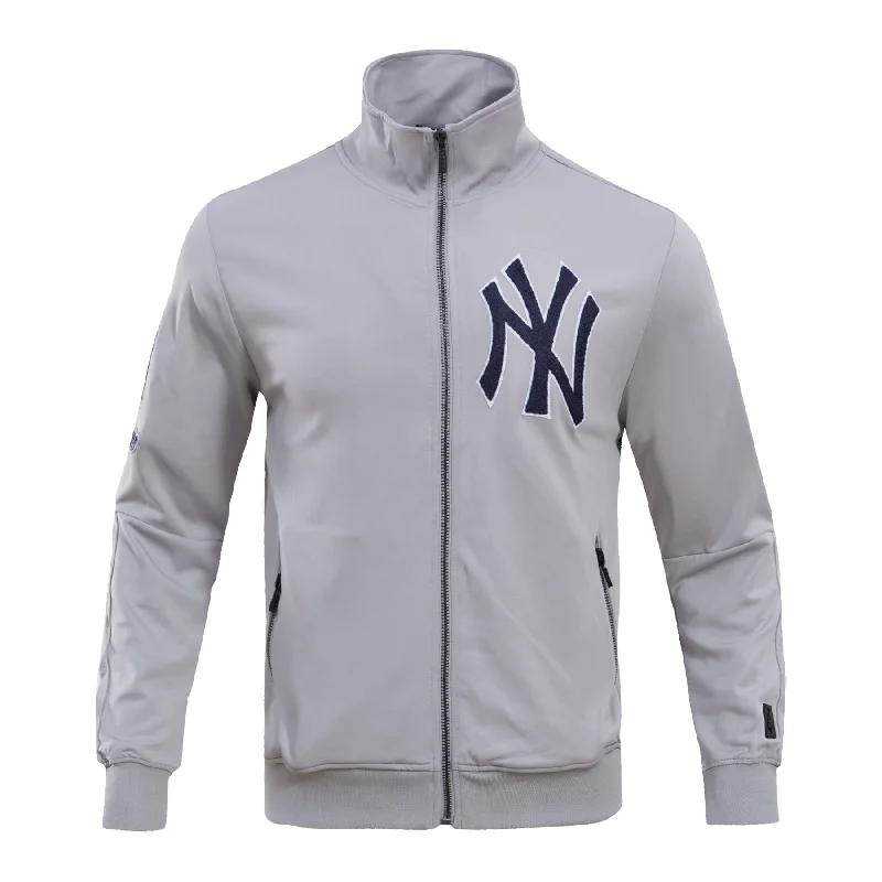 MLB NEW YORK YANKEES CLASSIC MEN'S TRACK JACKET (GRAY)