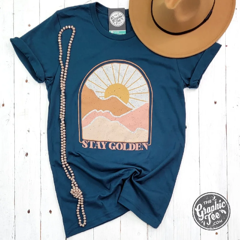 Stay Golden Atlantic Color Short Sleeve Tee