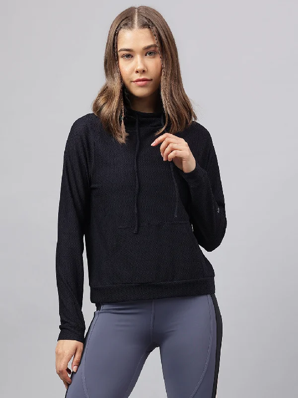 Women's self design sweat top