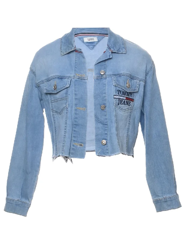 Cropped Denim Jacket - M