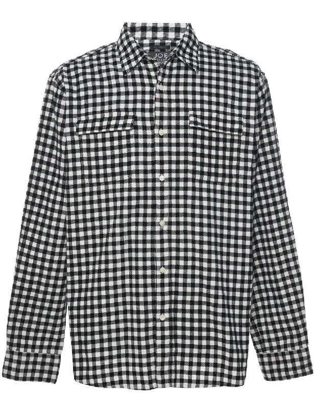 Corduroy Checked Shirt - L