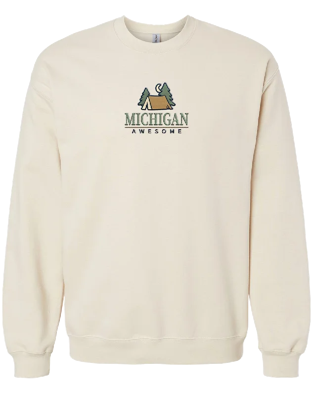 Camp Embroidered Crewneck Sweatshirt