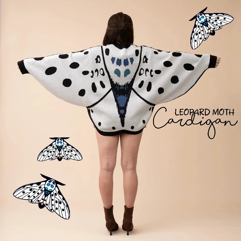 Leopard Moth Cardigan [BACK ORDER]