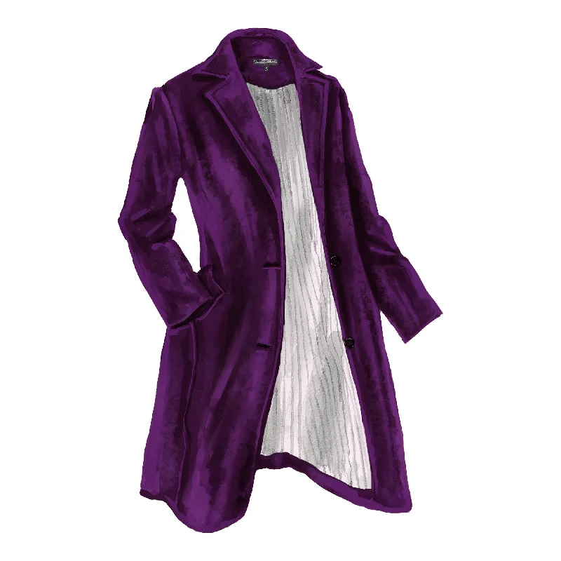 Long Velvet Blazer