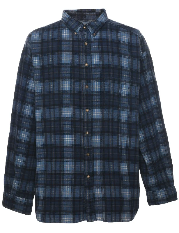 Corduroy Checked Shirt - XL