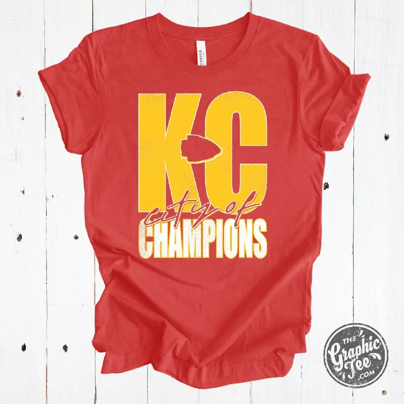 KC City of Champions Crewneck Tee