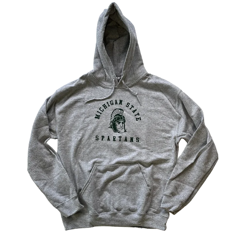 Sparty Gildan Hoodie - Gray