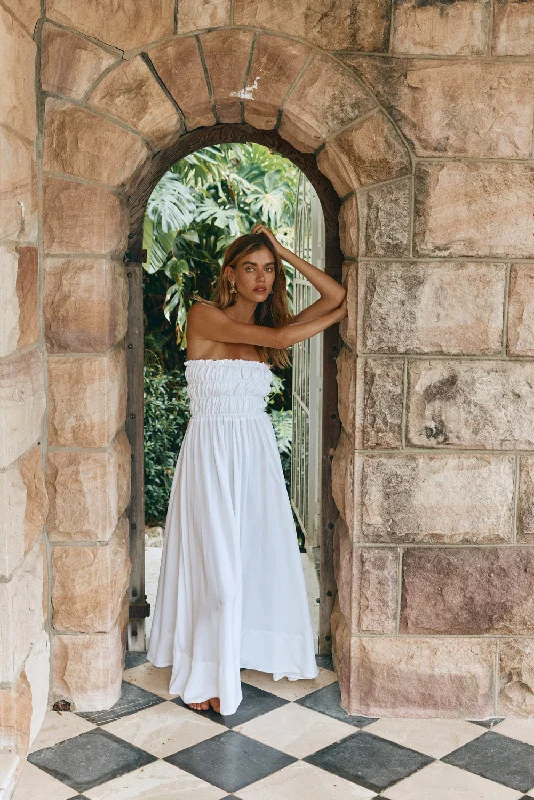 Eliana Maxi Dress White