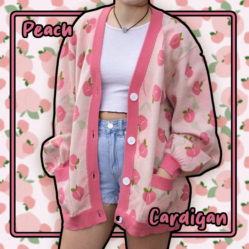 Peach Cardigan