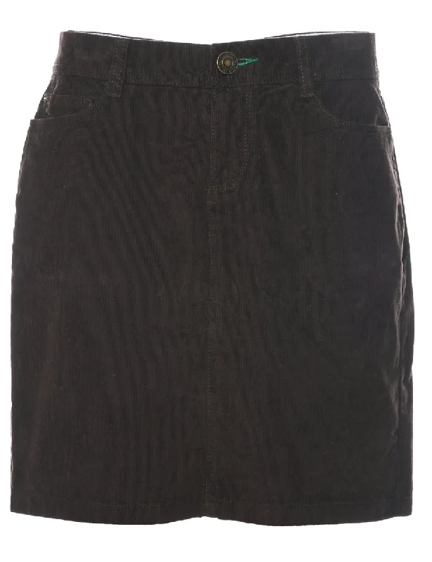 Corduroy Tommy Hilfiger Midi Skirt - M