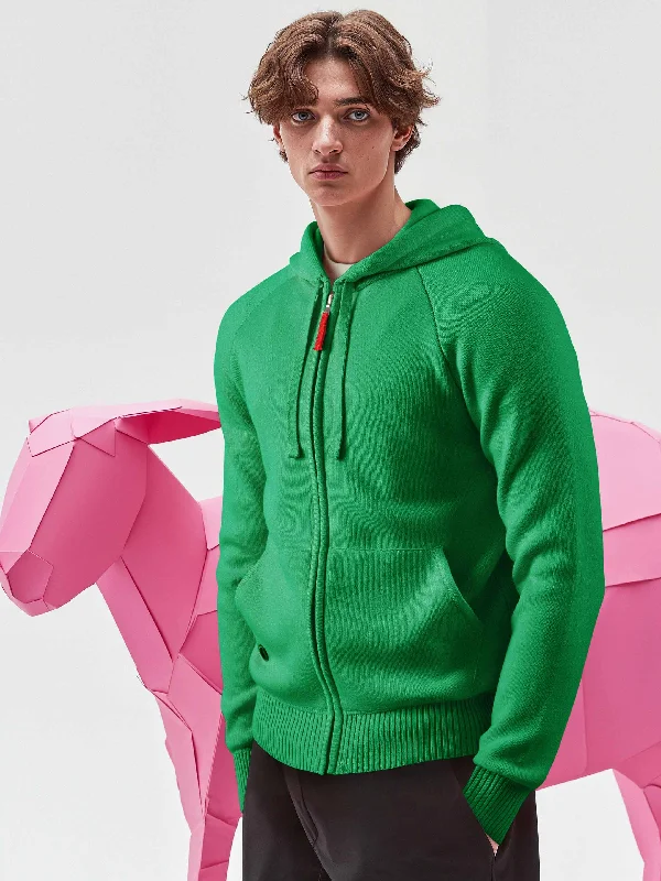 The Zip Hoodie 2.0 - Bottle Green