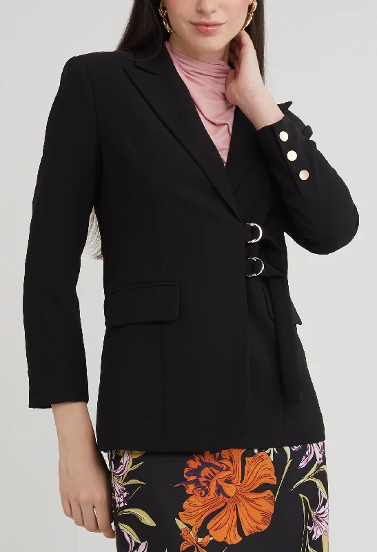 Buckle Accent Blazer