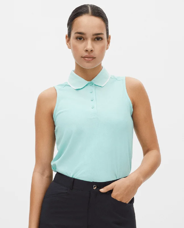 ROHNISCH Miriam Sleeveless Polo Ice Green