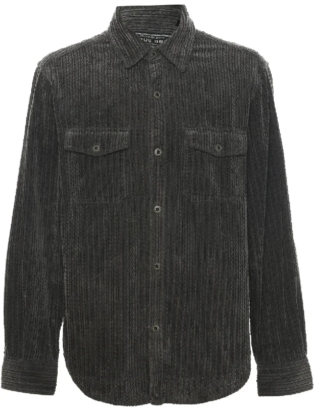 Corduroy Dark Grey Shirt - M