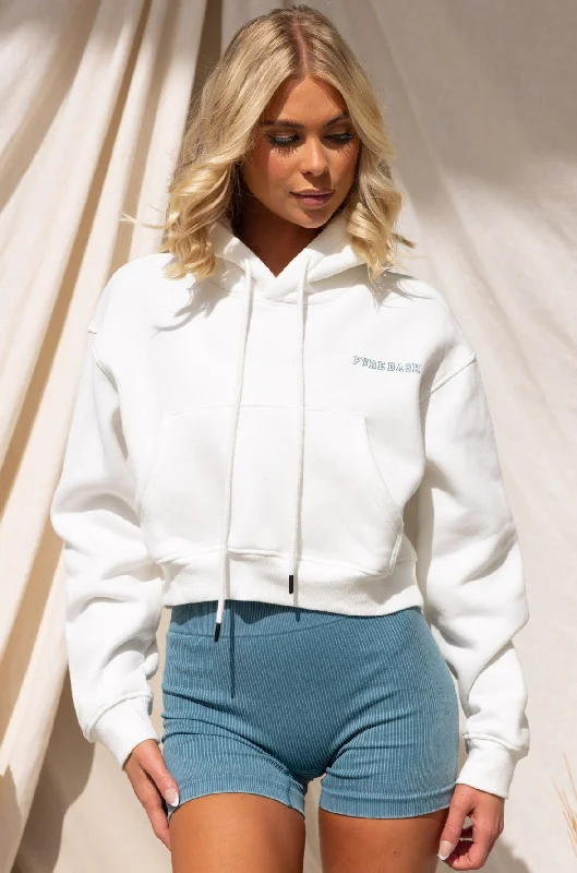 Relax Cropped Hoodie - Ocean