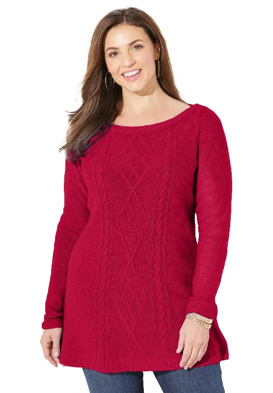 Cashmiracle™ Cable Sweater