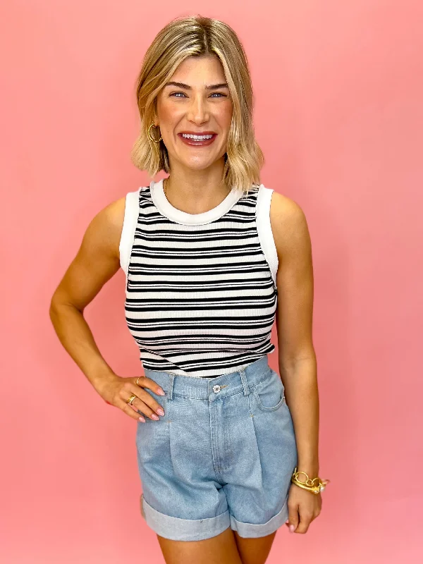 Cozy Weekender Tank - Black
