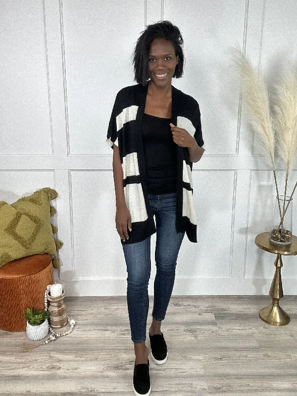 Fall For You Women's Neutral Short Dolman Sleeve Cardigan