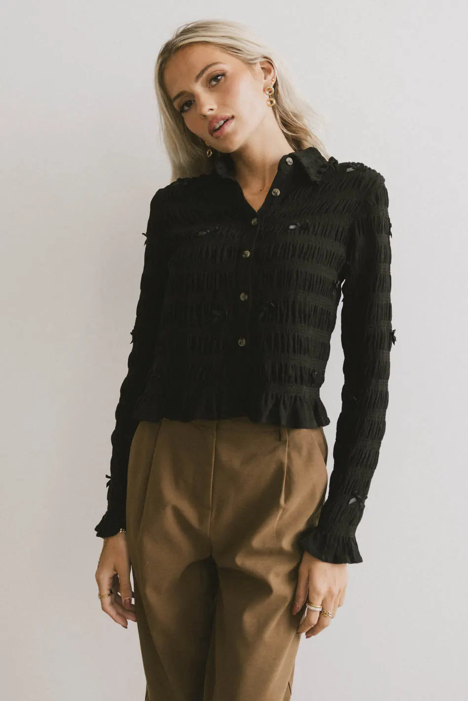 Leonora Blouse in Black - FINAL SALE