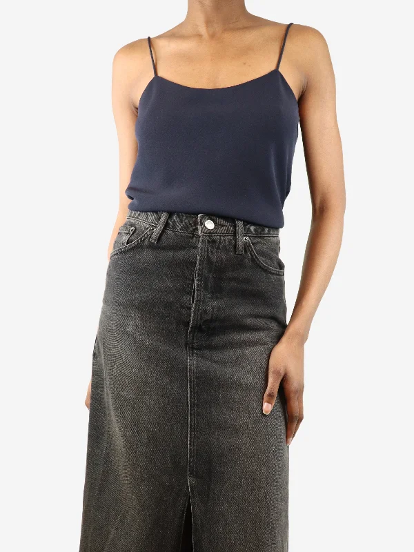 Navy blue camisole top - size XS