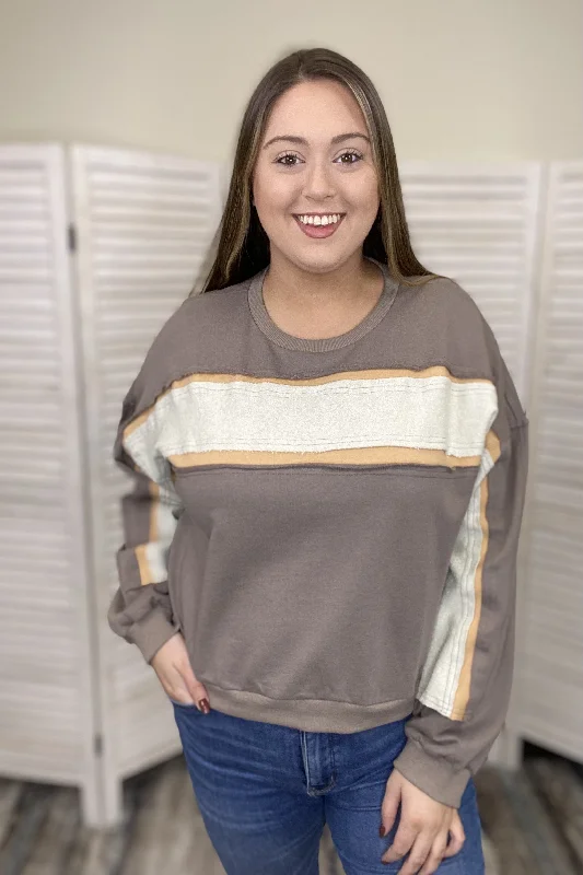Fabulous Fun Women's Striped Long Sleeve Top