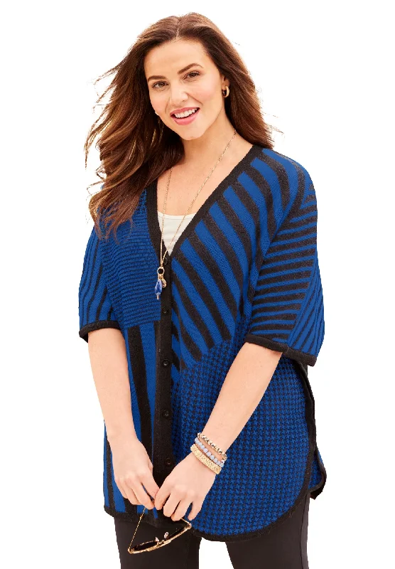 V-Neck Pullover Poncho