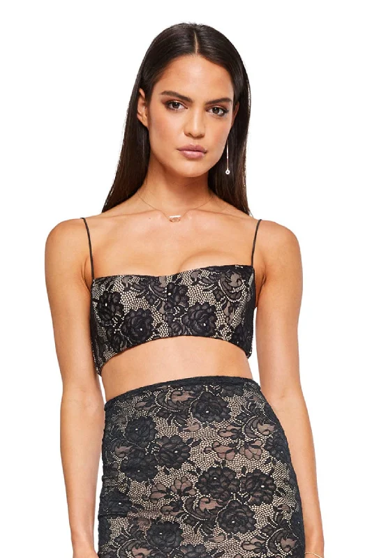 Nookie Heaven Crop - Black