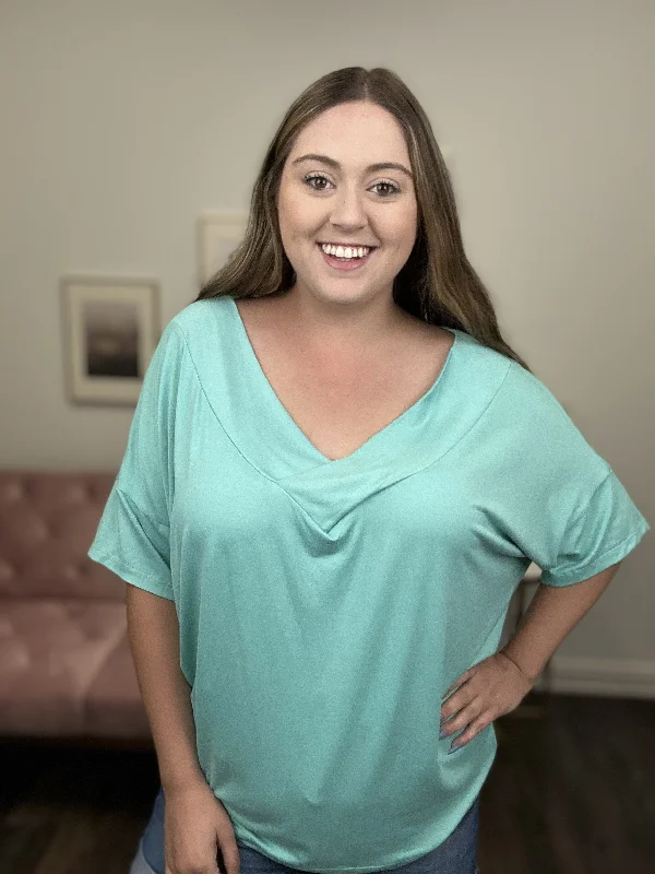 Every Moment Matters Women's Classic V-Neckline Short Sleeve Top