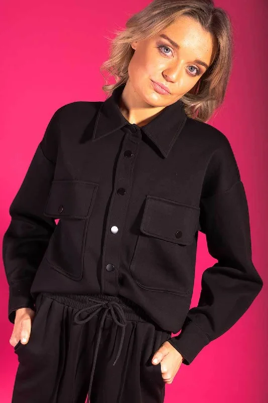 Jamie Cotton Shirt Black